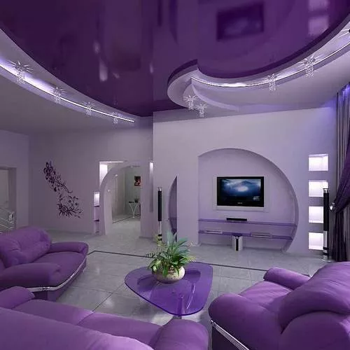 Потолки натяжные фото работ 000004