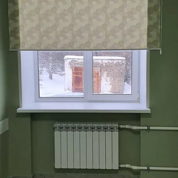 Рулонные шторы, 4-ая городская клиническая больница Иваново, отделение онкологии фото работ 000214