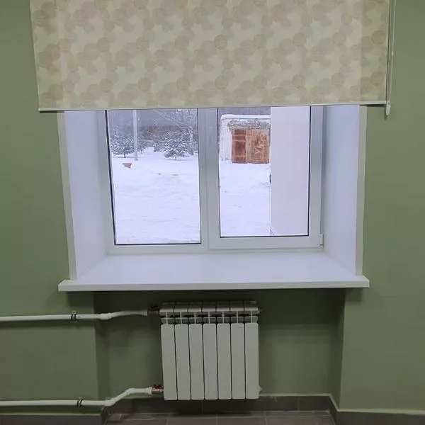 Рулонные шторы, 4-ая городская клиническая больница Иваново, отделение онкологии фото работ 000216