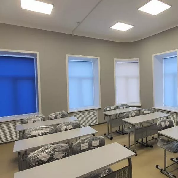 Рулонные шторы, город Шуя, детская коррекционная школа, фото работ 000364