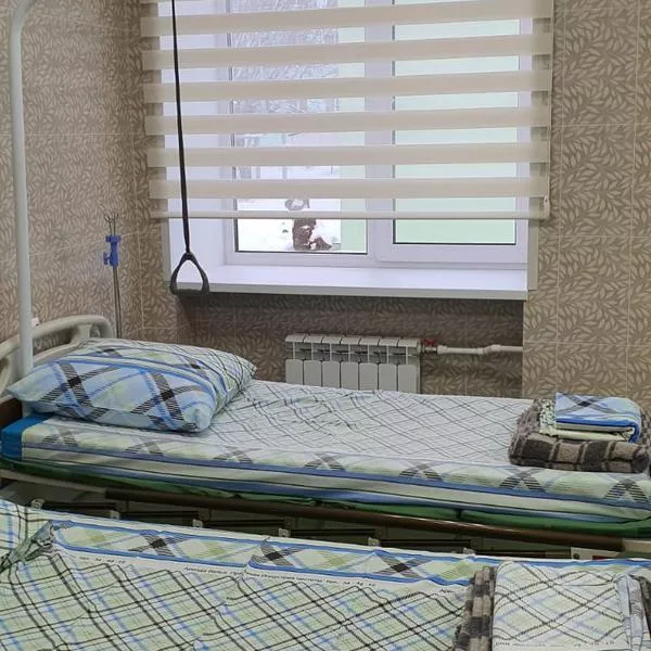Рулонные шторы Зебра, 4-ая городская клиническая больница Иваново, отделение онкологии фото работ 000008