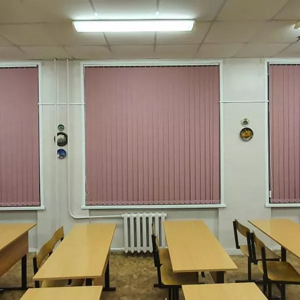 Жалюзи вертикальные г. Кохма, школа № 2, фото работ 000526